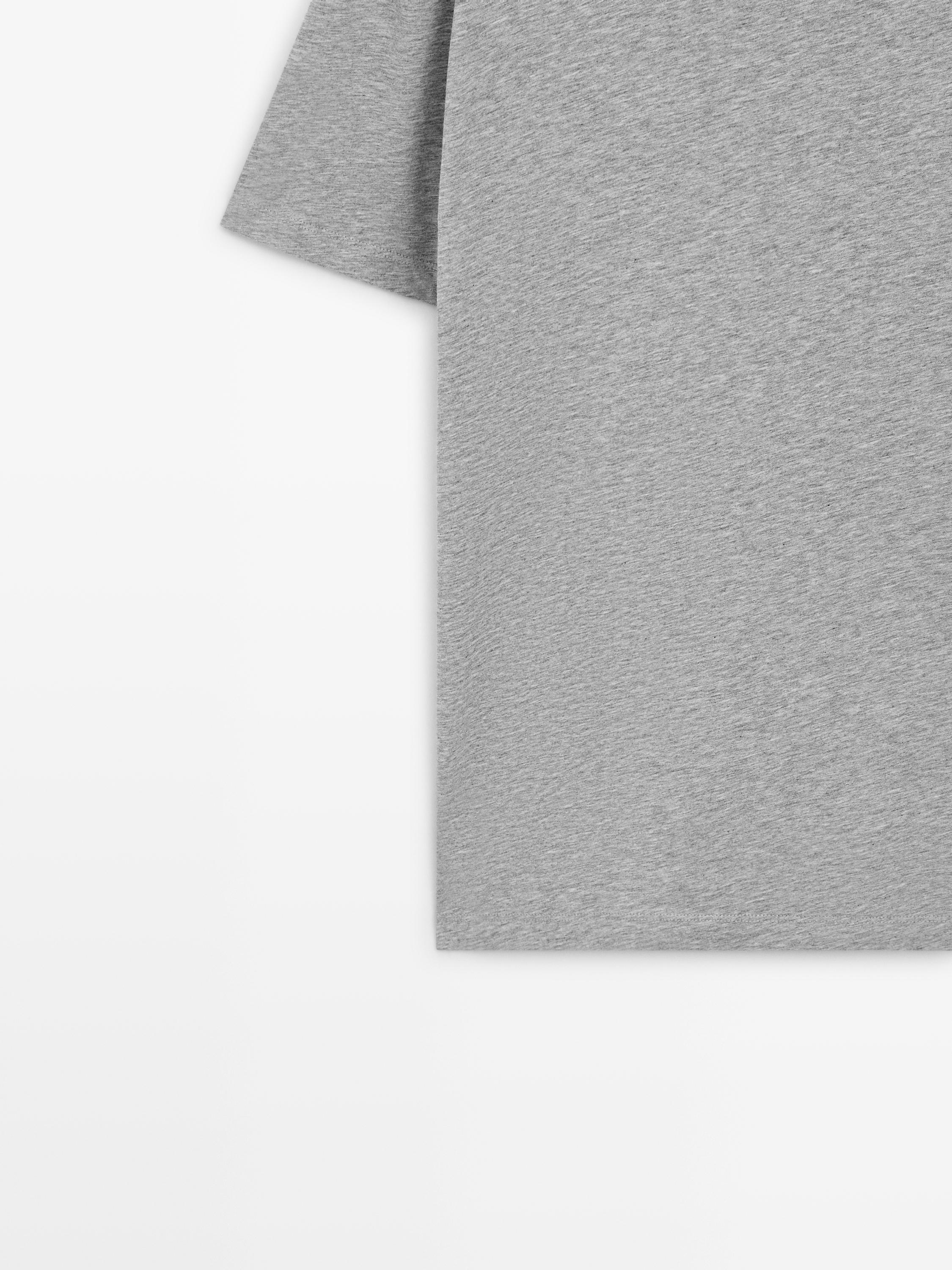 T-shirt manches courtes en coton mélangé