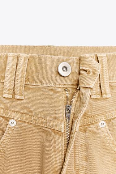JEAN TRF BAGGY TAILLE BASSE - Ocre de Zara - Image 8