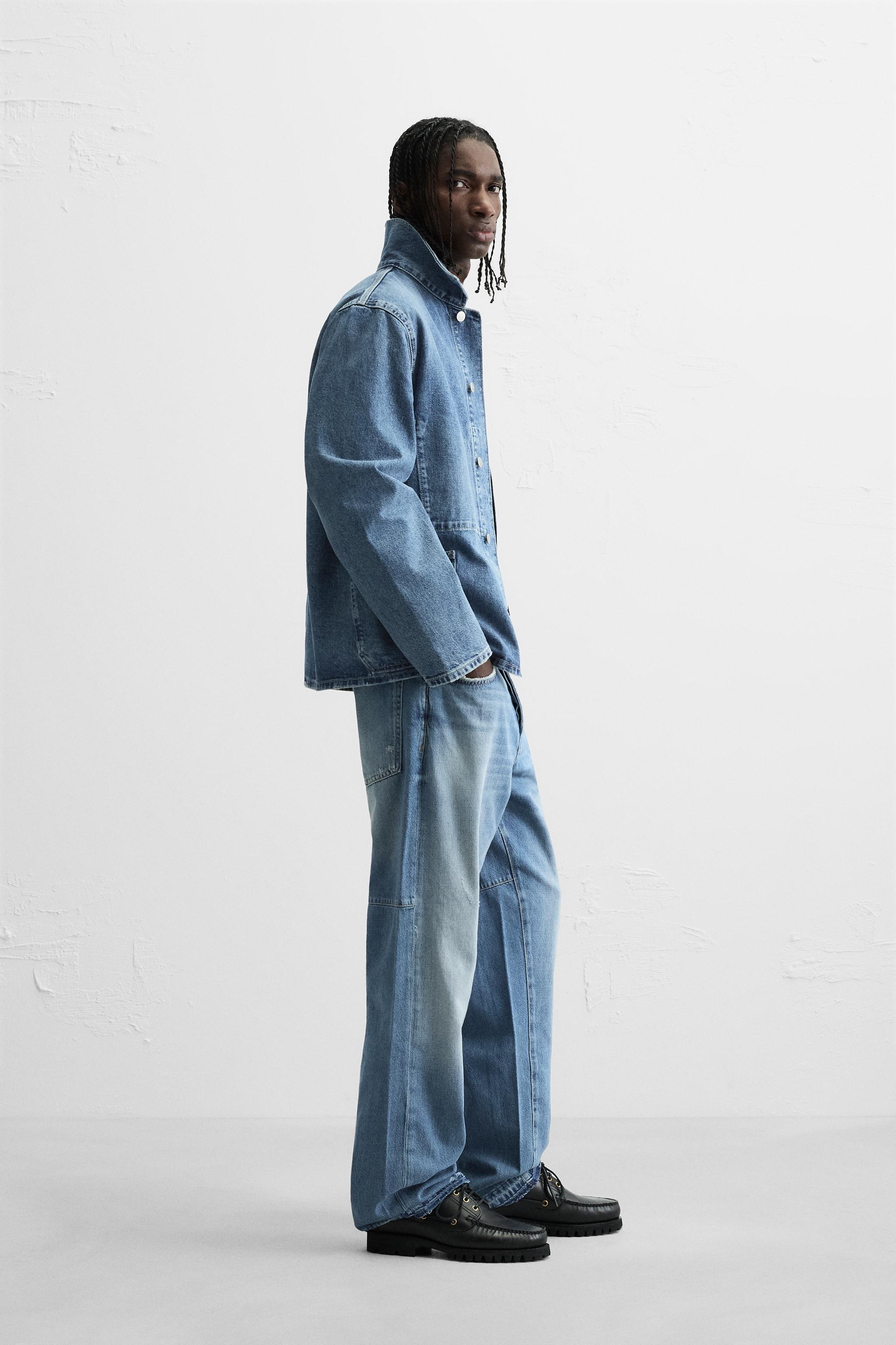 ポケット デニムジャケット - ミディアムブルー | ZARA Japan / 日本