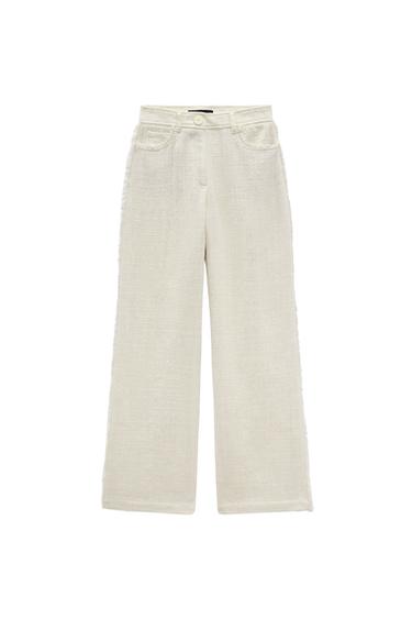 FRAYED RUSTIC PANTS