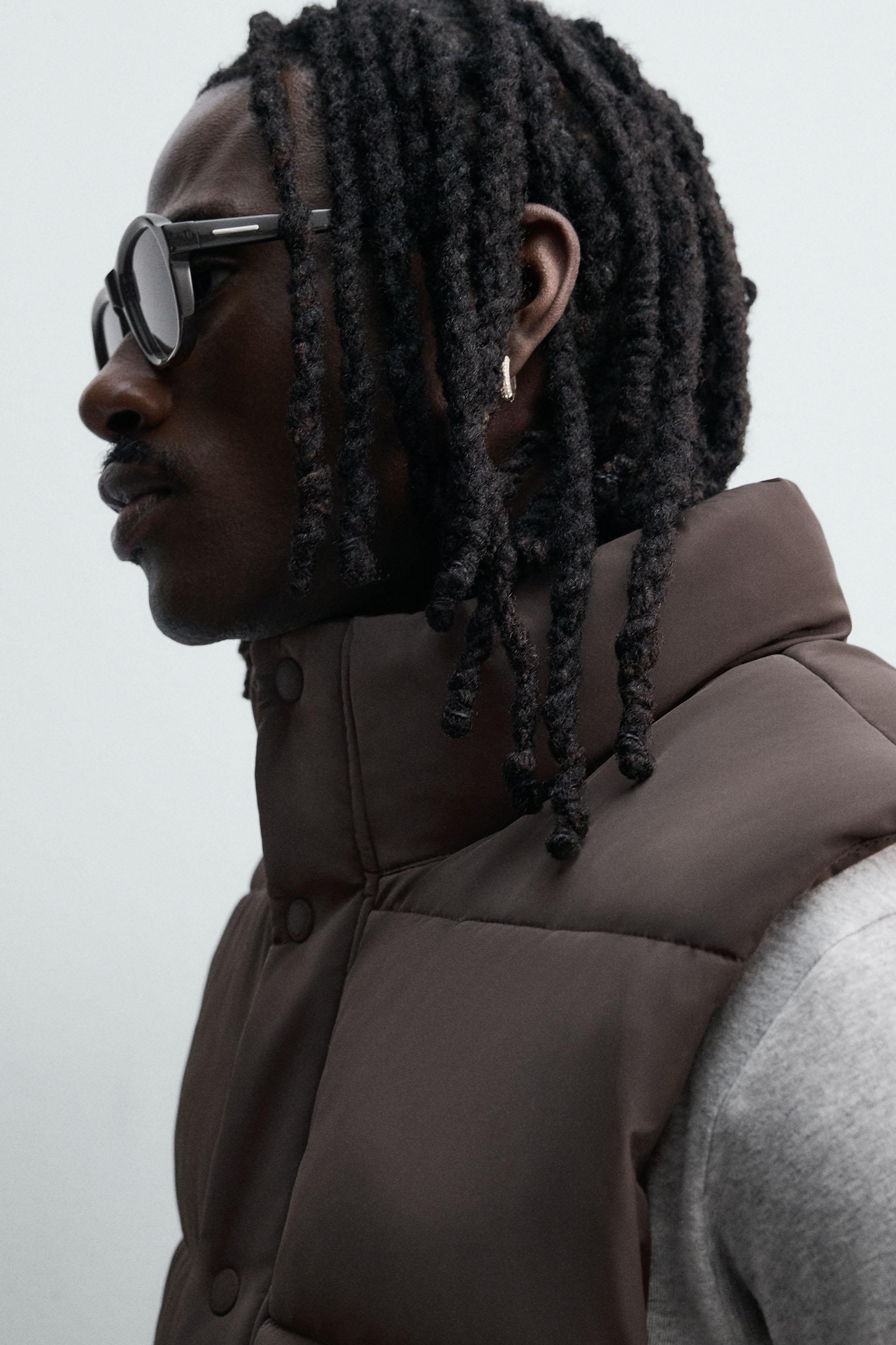 GILET SANS MANCHES MATELASSÉ COUPE COURTE