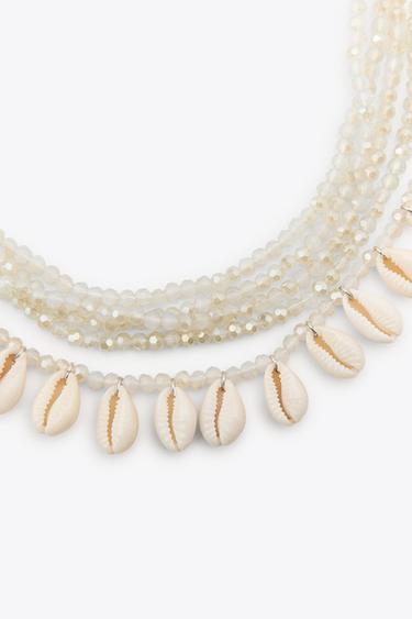SHELL SHINE NECKLACE - 990 by Zara - Image 2