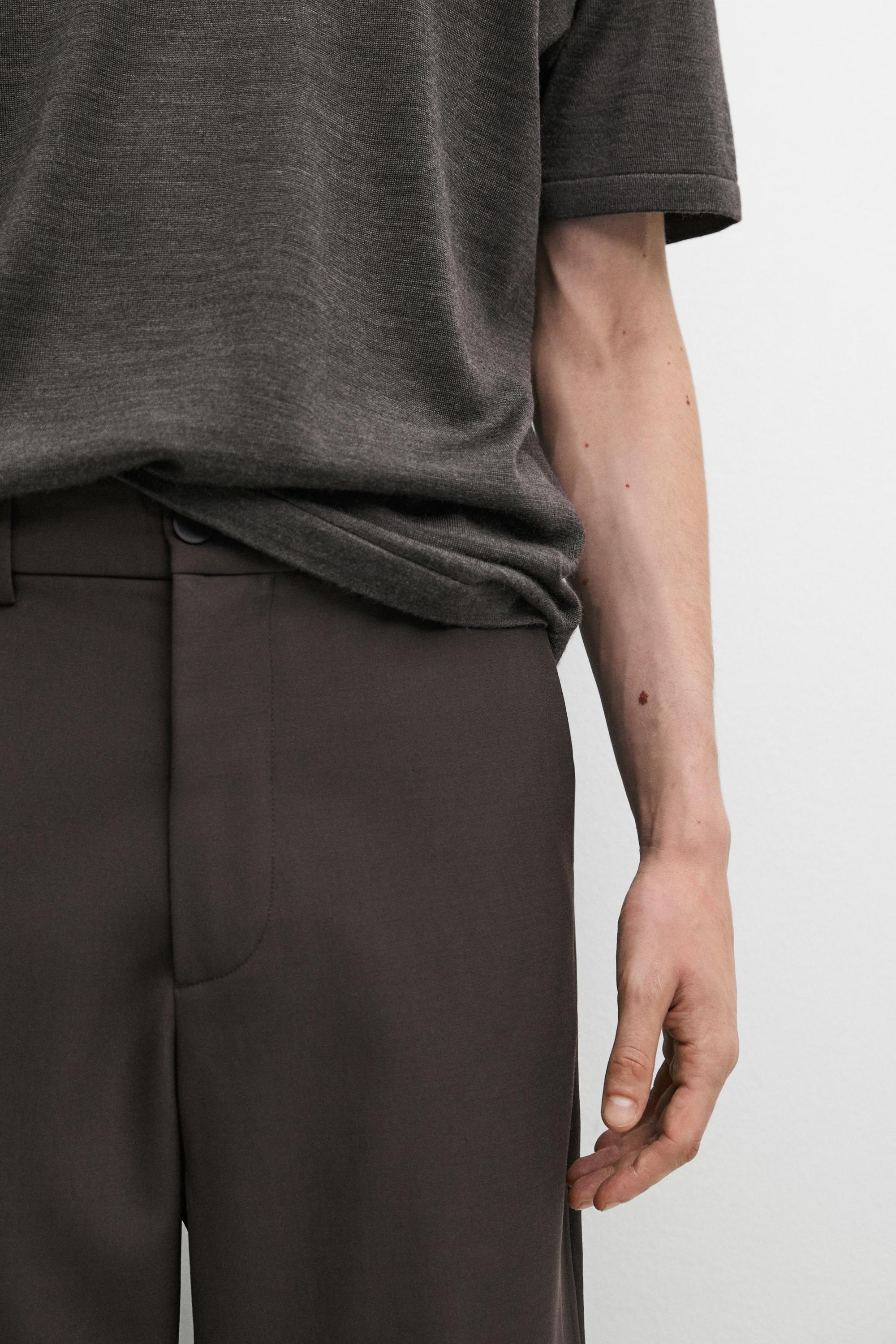 100% cool wool total look pants