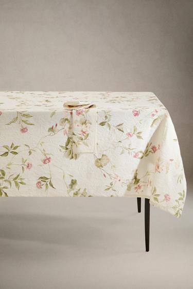 Zara STOLNJAK OD ŽAKARDA SA CVETNIM DEZENOM – Ružičasta – Slika 0