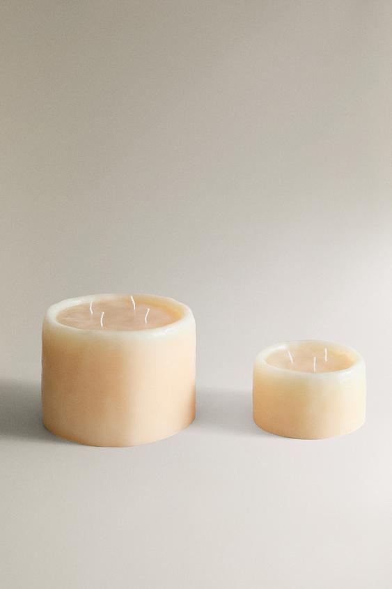 VELA GRANDE DECORATIVA BEGE - Creme da Zara - Imagem 0
