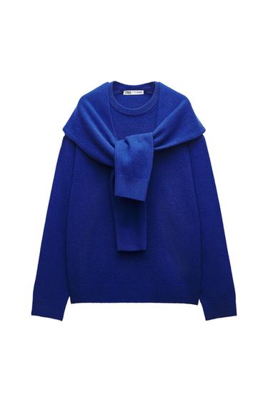 100% WOOL KNOTTED SWEATER