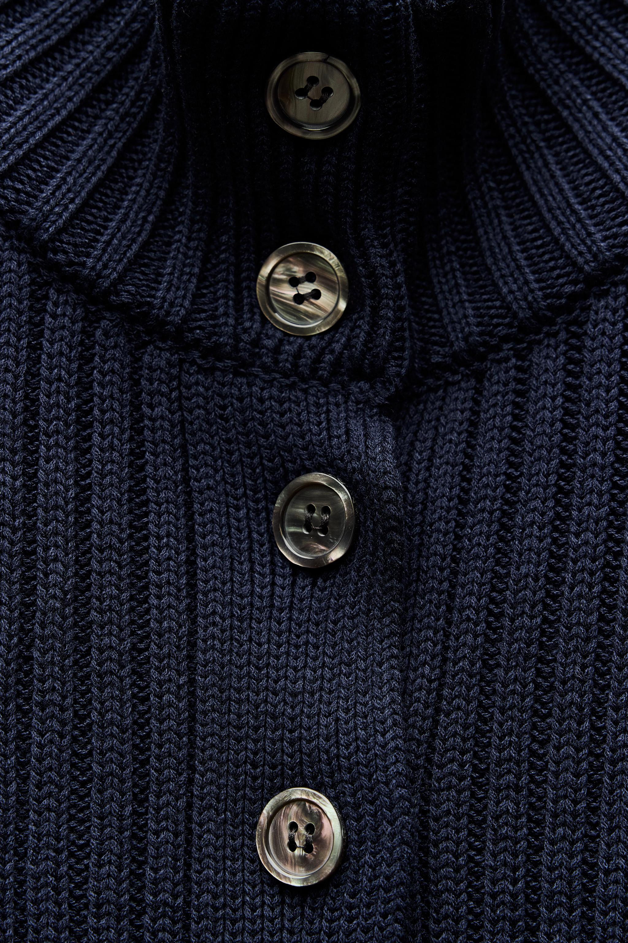 RIB KNIT CROP CARDIGAN - only one | ZARA United States RIB KNIT CROP CARDIGAN - only one | ZARA United States