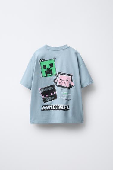 CAMISETA ESTAMPADA MINECRAFT © MOJANG AB. ™ - Azul / Gris de Zara