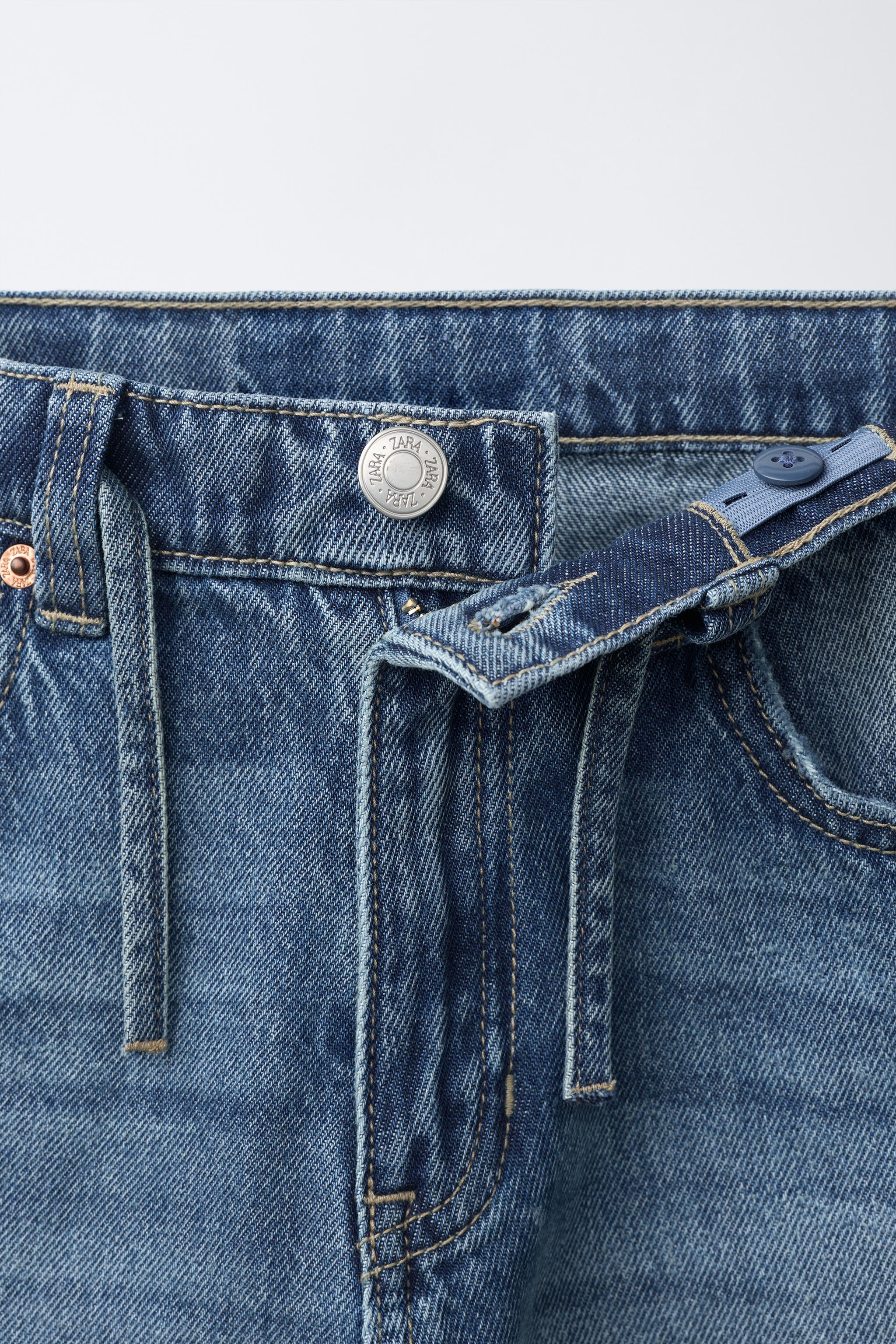 JEAN BARREL À CEINTURE ET LACETS