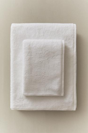 (700 GXM²) SERVIETTE DE BAIN COTON EXTRA-DOUX - Blanc de Zara - Image 6