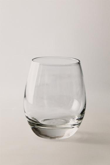 PACK OF ROUNDED GLASS TUMBLERS (PACK OF 3) - Transparent by Zara