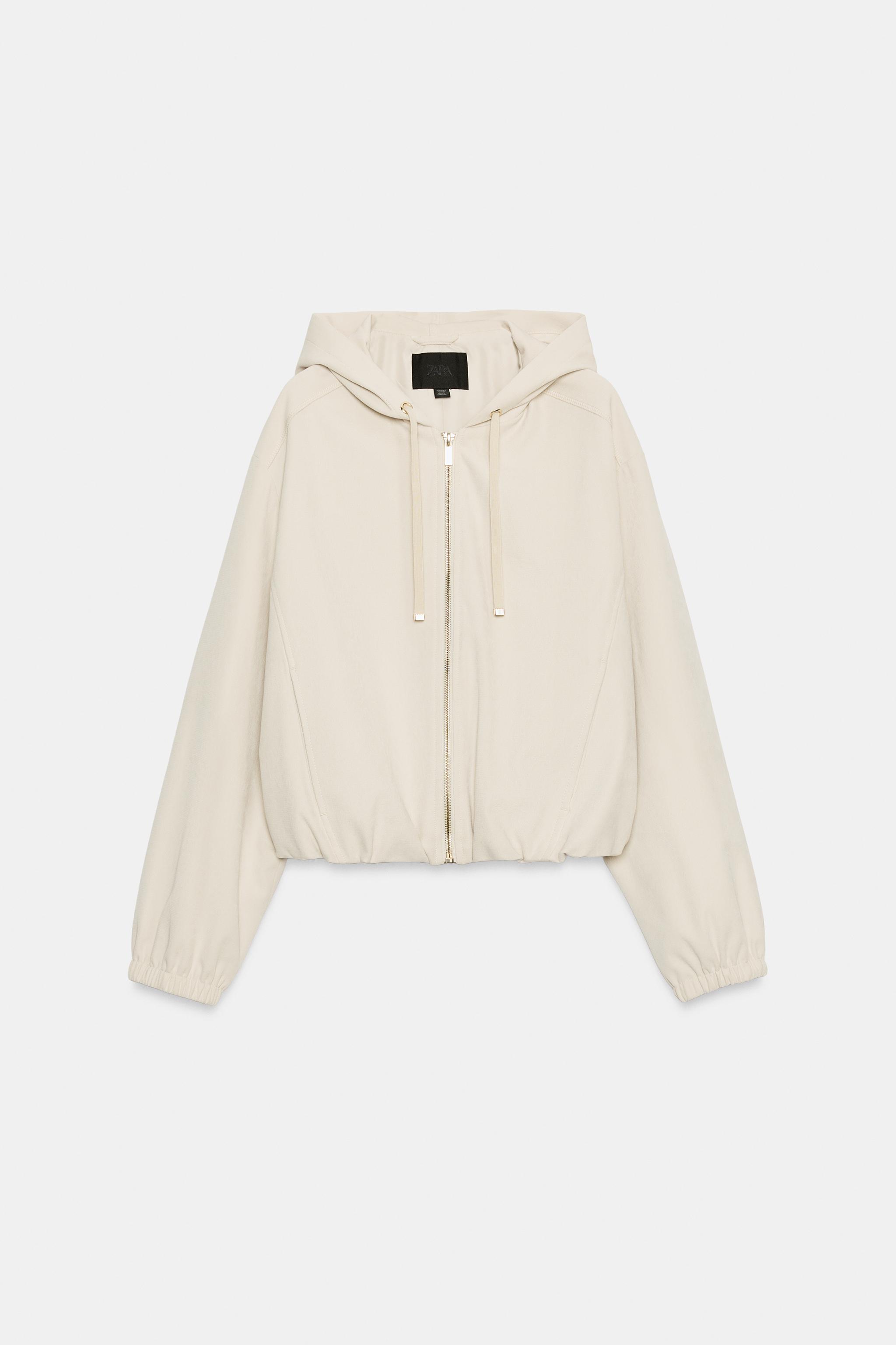 HOODED BOMBER JACKET