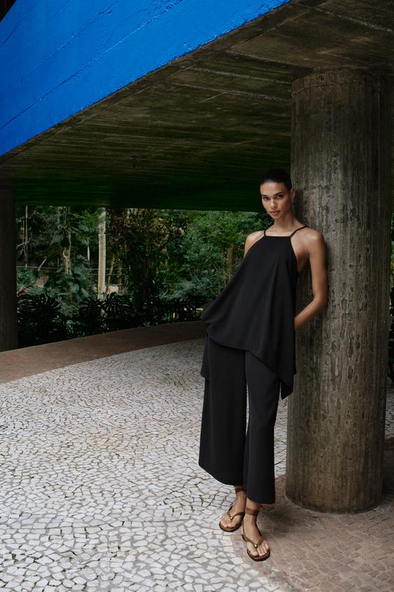 DOUBLE LAYER BRAIDED STRAP JUMPSUIT from Zara - $79.90