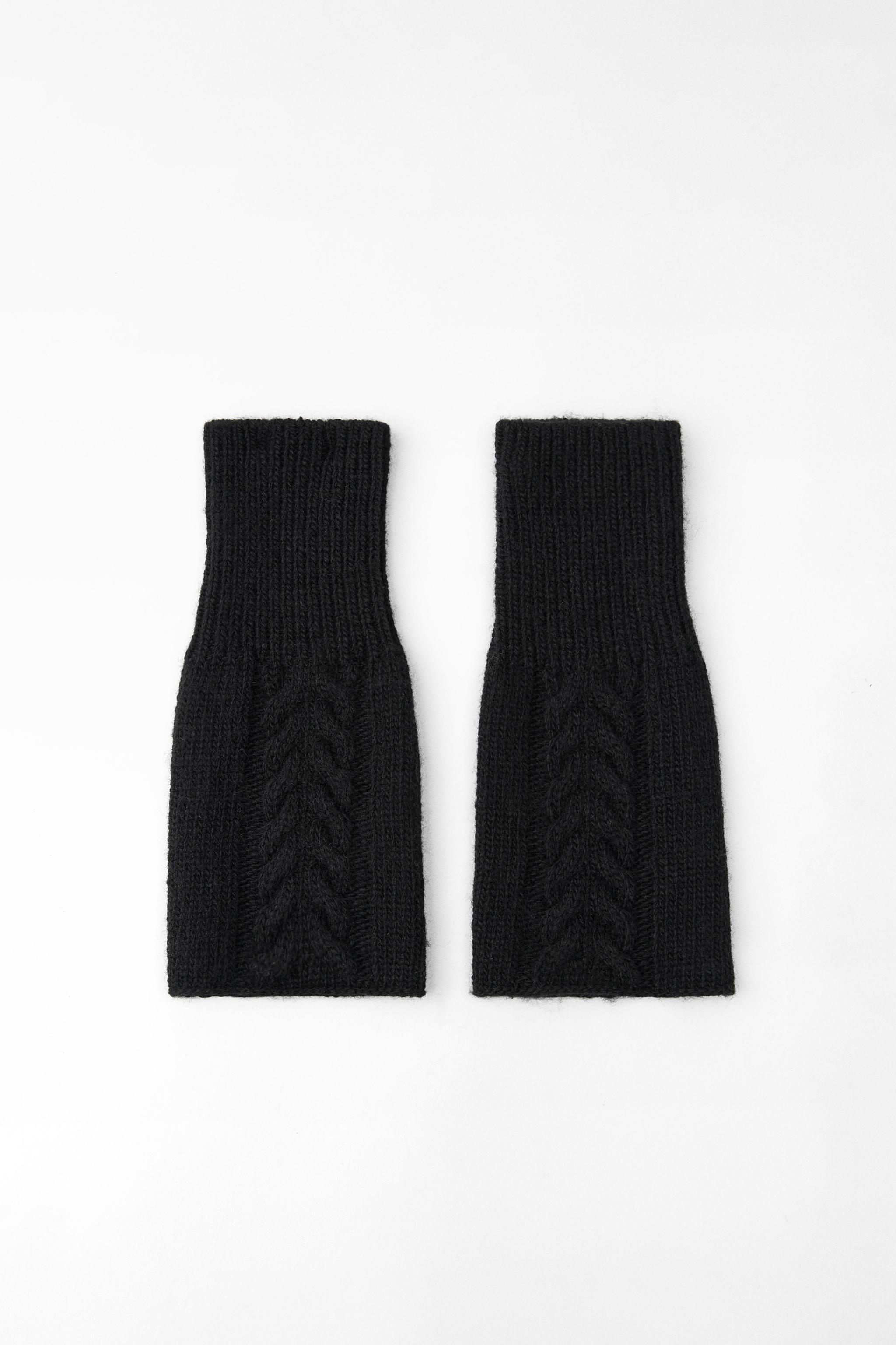 Zara Black Arm Warmer Sweater ZARA Women's Knit Ribbed Turtleneck