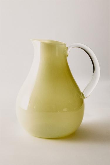 COLOURED BOROSILICATE JUG - Yellow by Zara