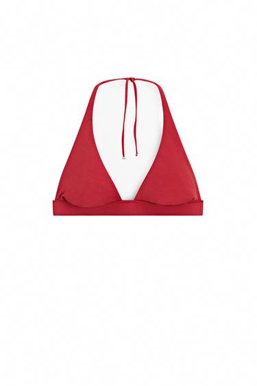 Triangle bikini top — Red 1