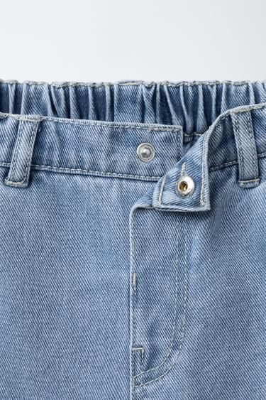 BAGGY BALLOON JEANS - Mid-blue by Zara - Image 2