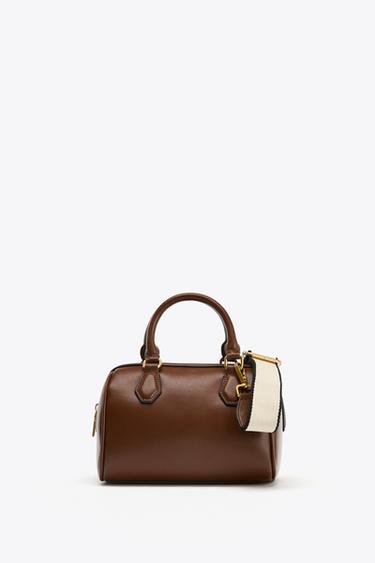 CITY BAG - Dark tan by Zara