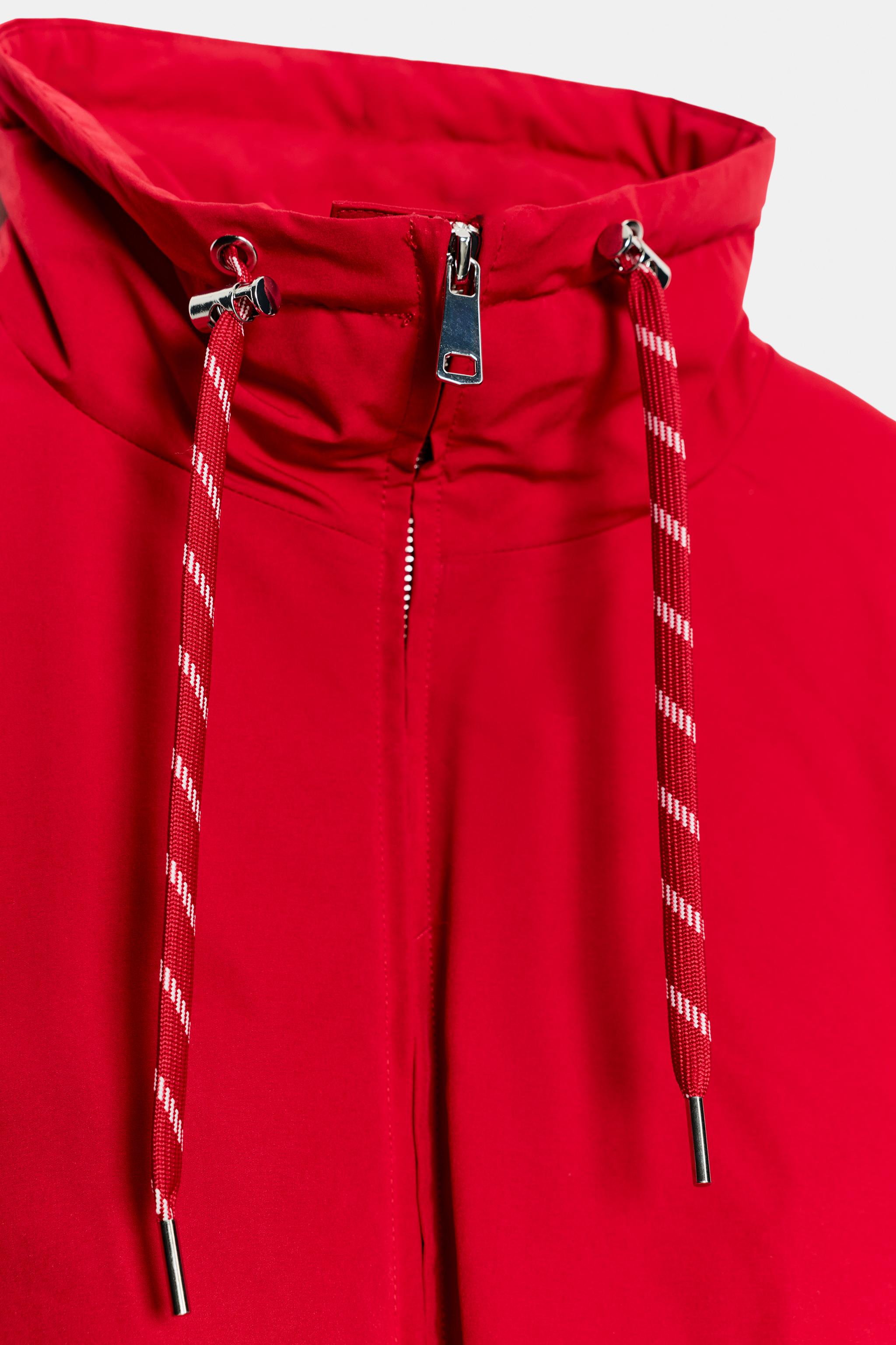 Женские куртки Zara WATER-REPELLENT QUILTED JACKET — фото 10