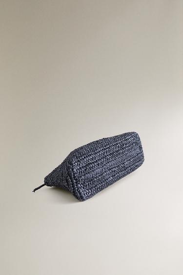 LARGE PAPER WASH BAG - Navy Blue by Zara - Image 2