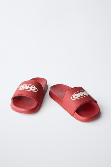 CLAQUETTES DE BAIN - Rouge de Zara - Image 2