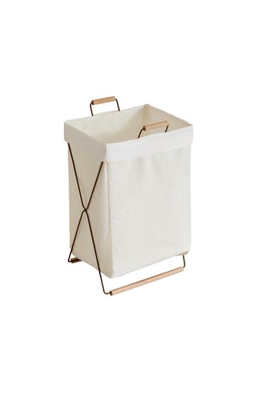 FOLDABLE LAUNDRY BASKET - Multicoloured by Zara
