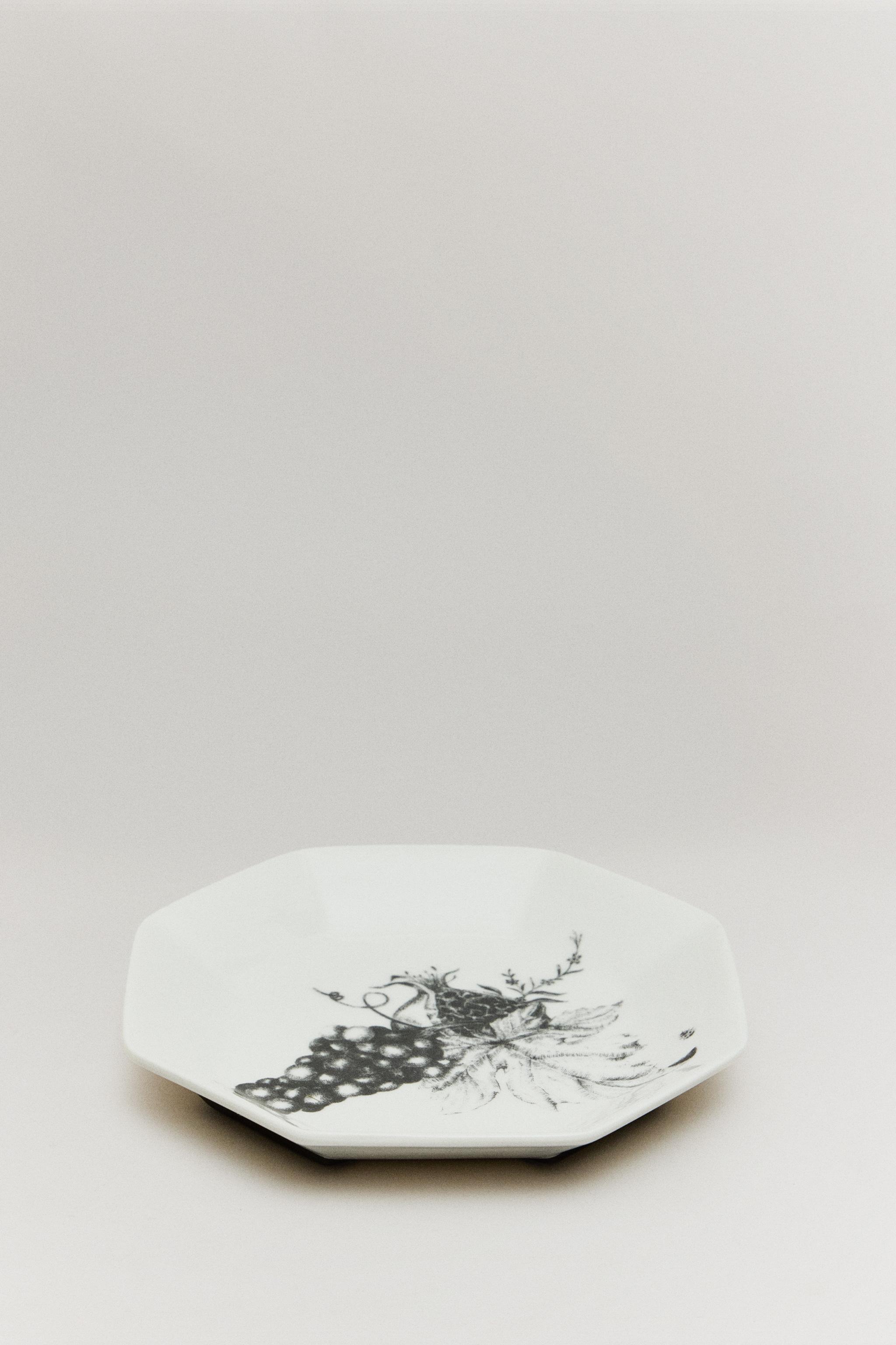 THE SKY OCTAGONAL DESSERT PLATE