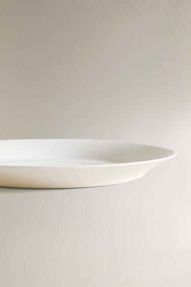 ASSIETTE PLATE VERRE BLANC - Blanc de Zara - Image 3