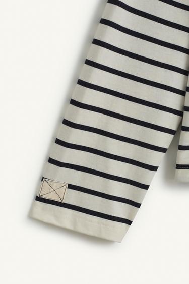 STRPPD TSHRT CRDS - Blanc / Bleu marine de Zara - Image 10