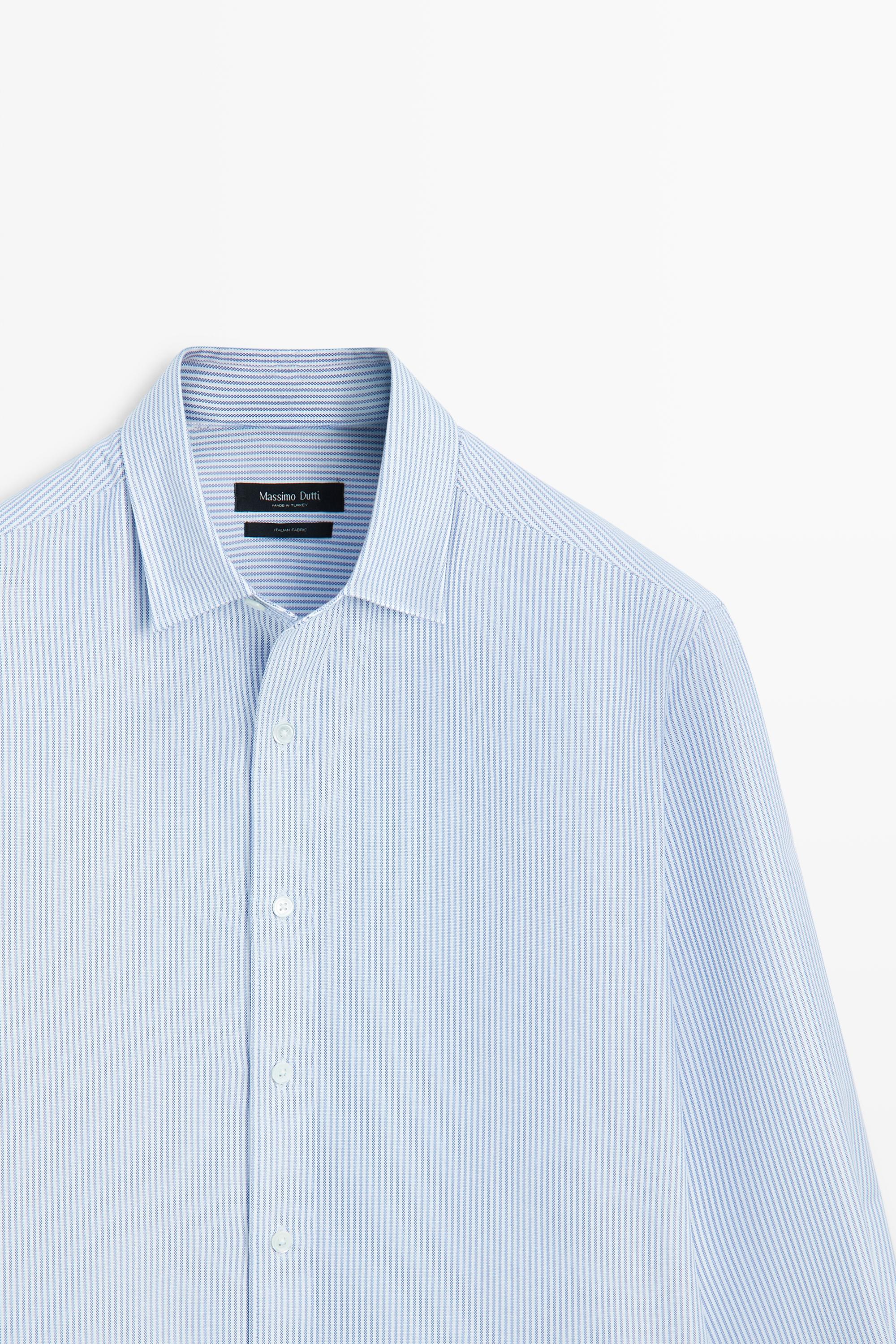 Chemise oxford regular fit à rayures