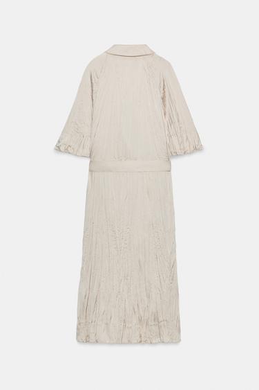 ROBE PLISSÉE AVEC CEINTURE ZW COLLECTION - Cave de Zara - Image 7