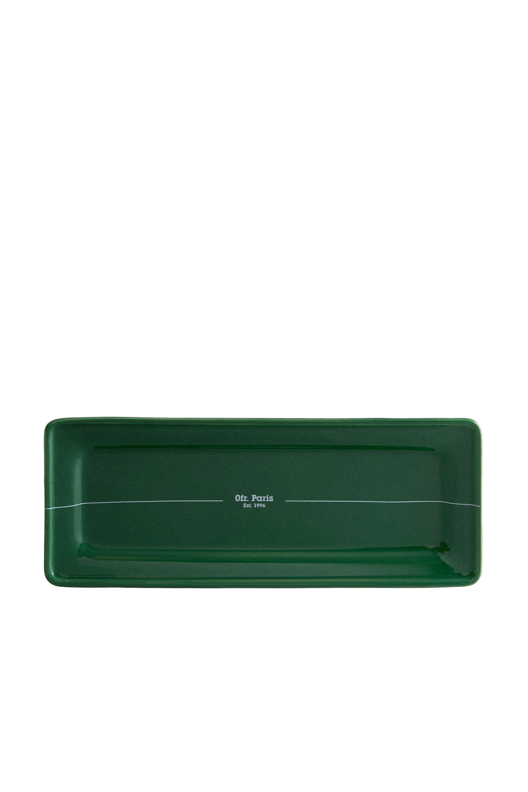 DECORATIVE STONEWARE TRAY | 0FR. PARIS - Blue | ZARA United States