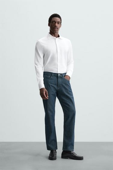 CAMISA REGULAR FIT - Branco da Zara