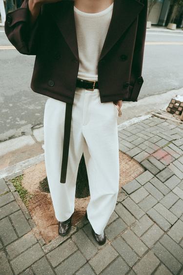 CALÇA BARREL - Cru da Zara