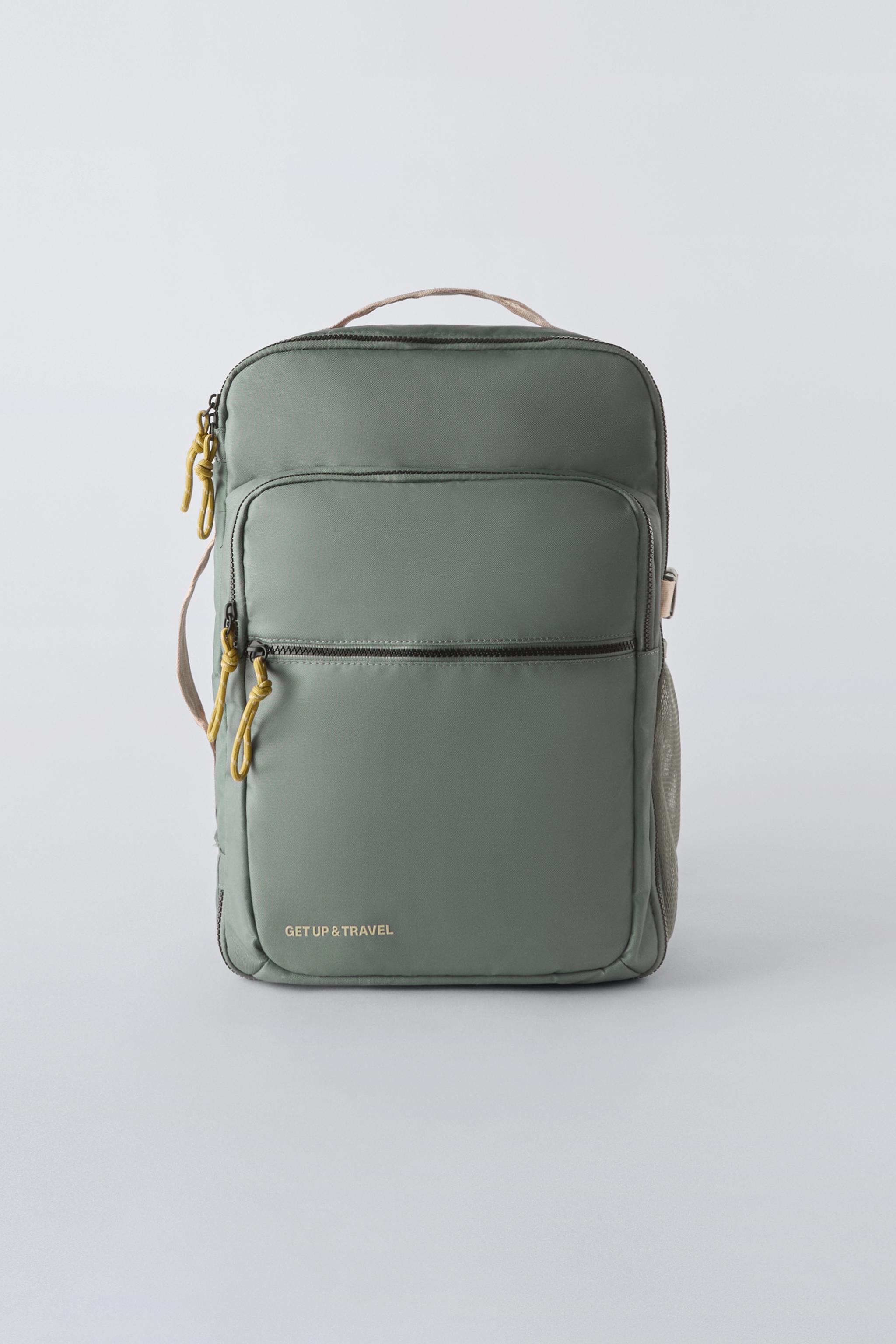 SAC A DOS DE VOYAGE Vert ZARA Canada