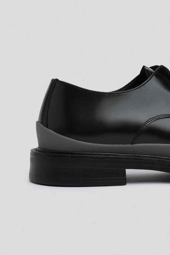 CHAUSSURES EN CUIR - Noir de Zara - Image 4