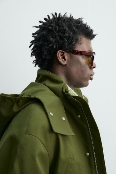 LUNETTES DE SOLEIL CARRÉES - Écaille de Zara - Image 1