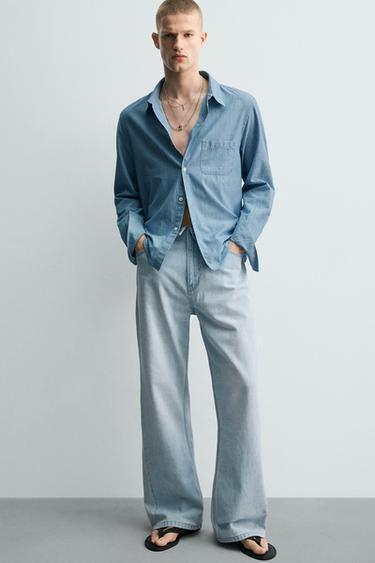 JEAN FLARE FIT - Bleu clair de Zara - Image 4