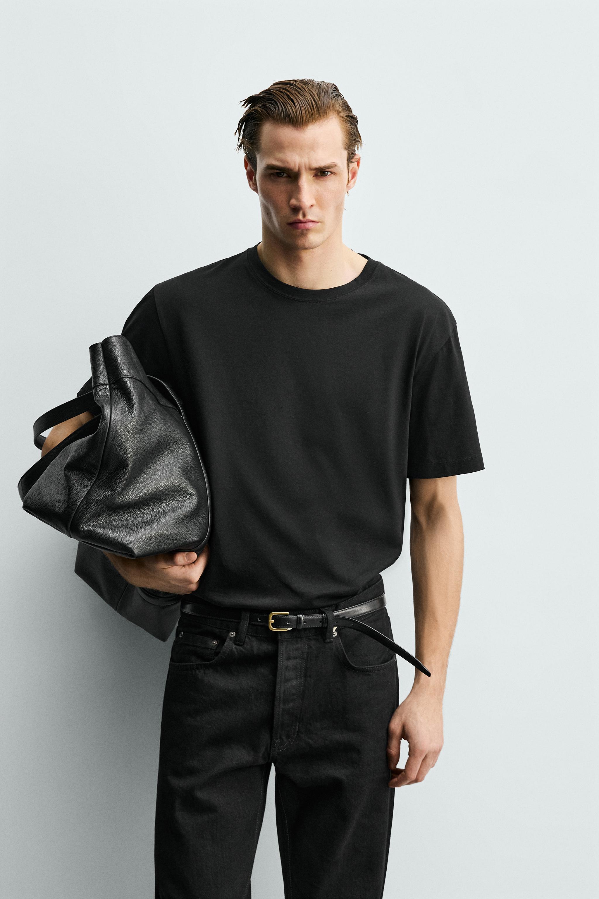 MERCERIZED FINISH CROPPED T-SHIRT