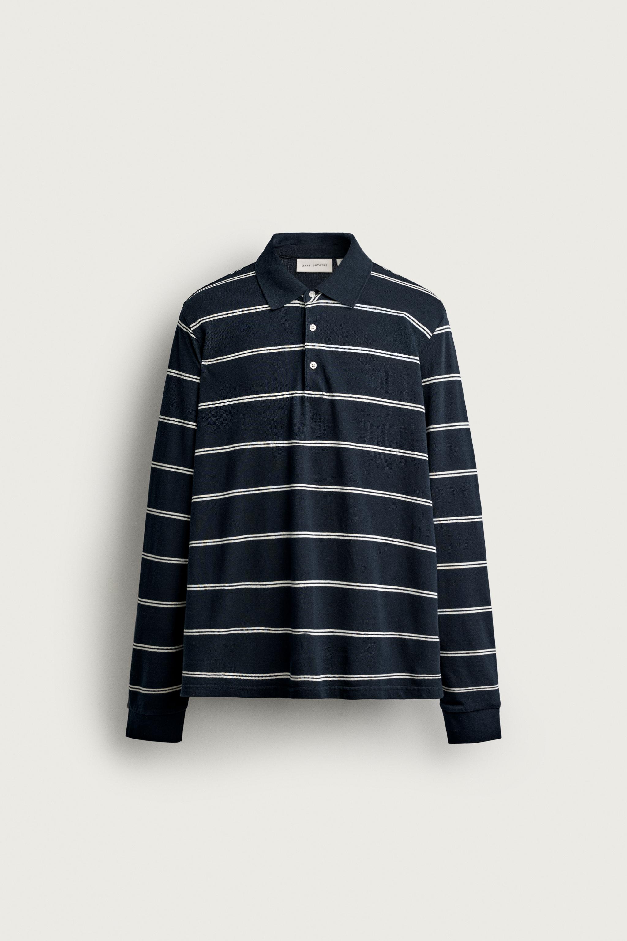 LIGHTWEIGHT PIQUÉ REGULAR FIT POLO — Dark navy