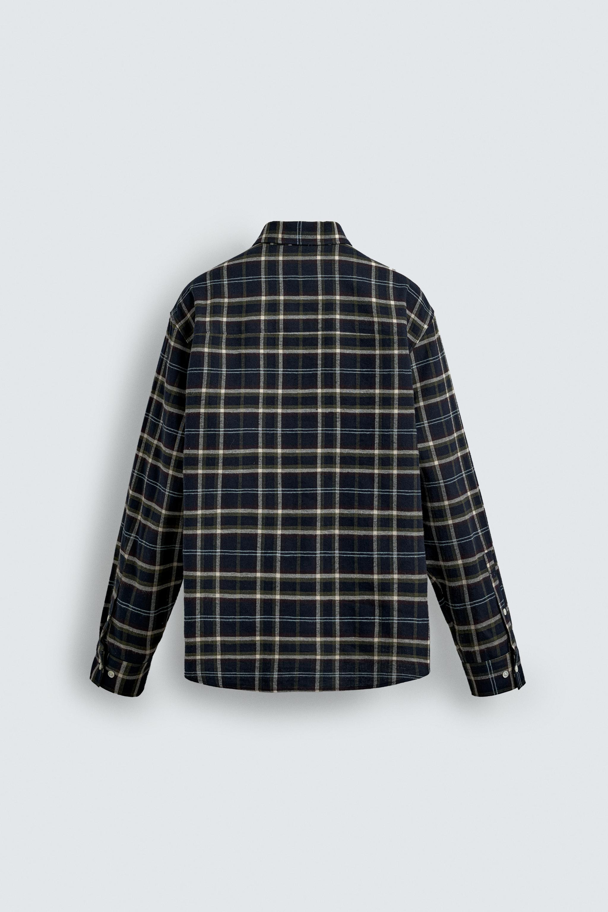 CHEMISE À CARREAUX EN FLANELLE