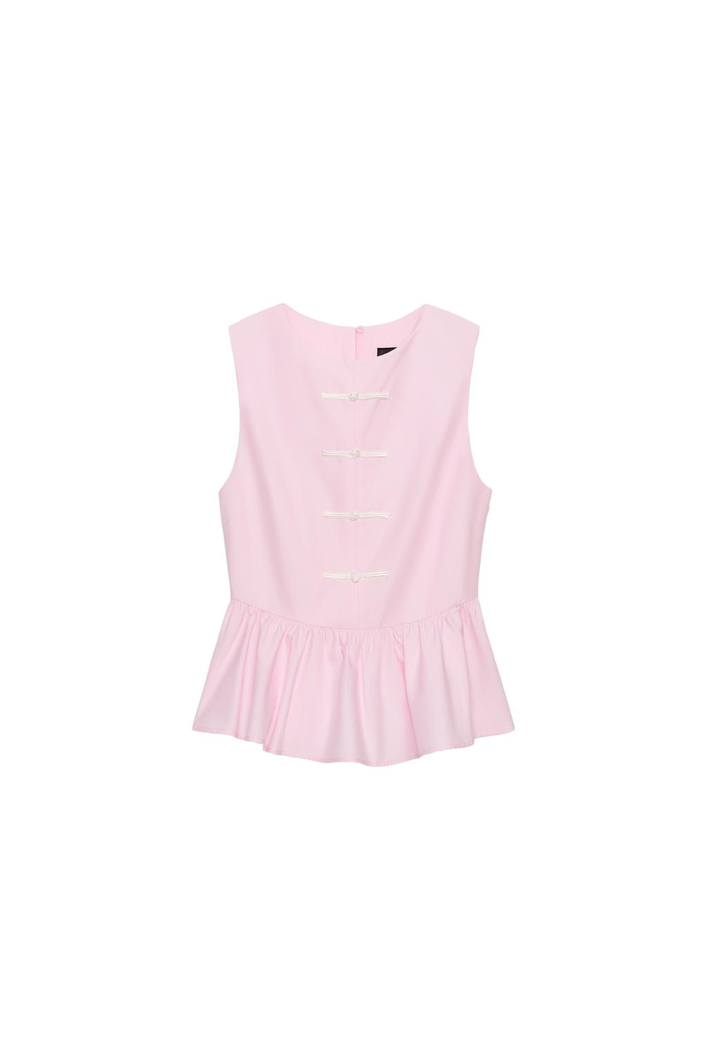 PEPLUM TOP WITH FIREMAN CLASPS - image 3