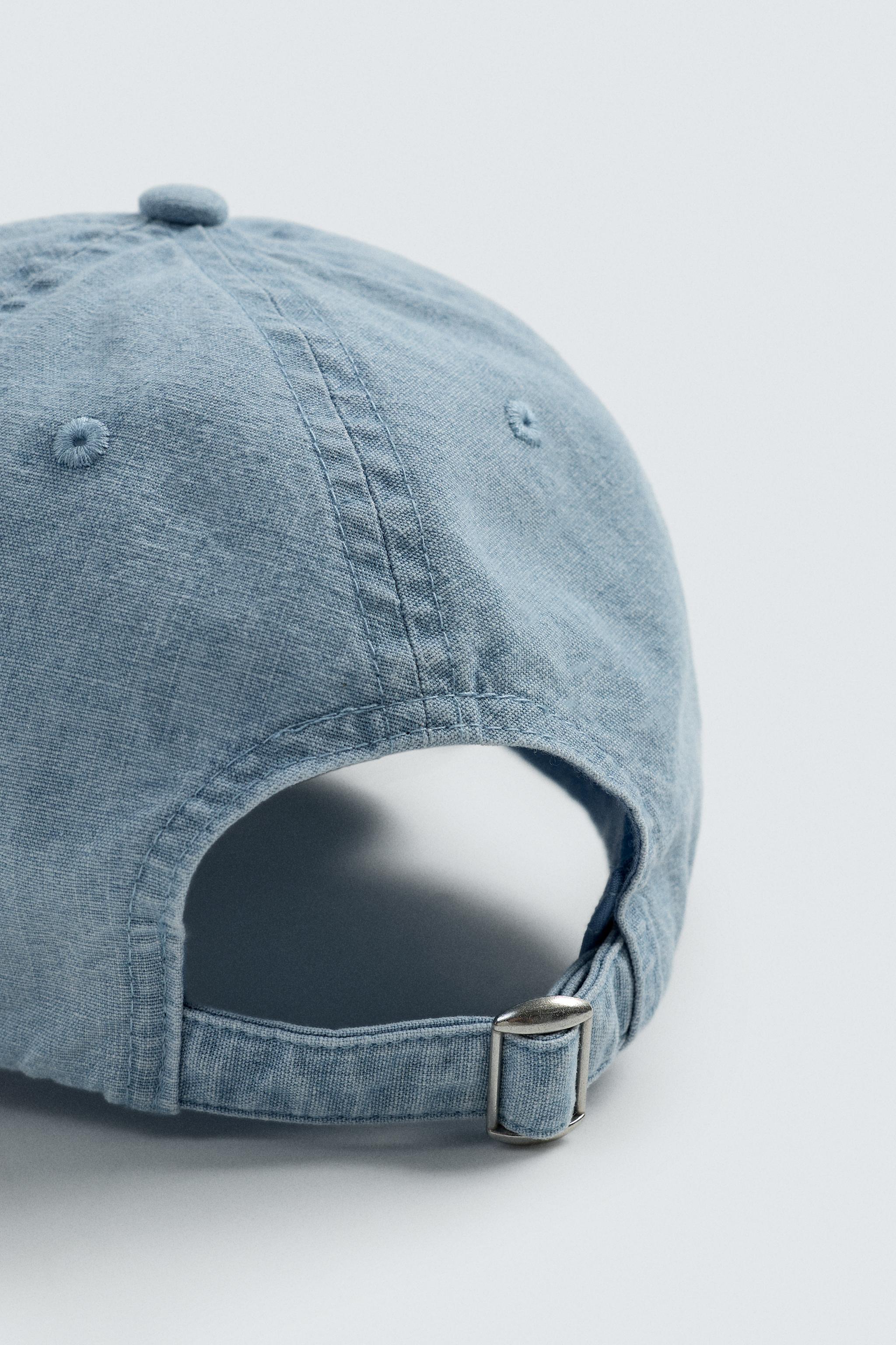 COTTON CHAMBRAY CAP - Light blue | ZARA Canada