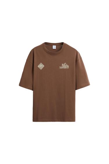 CONTRAST PRINTED T-SHIRT