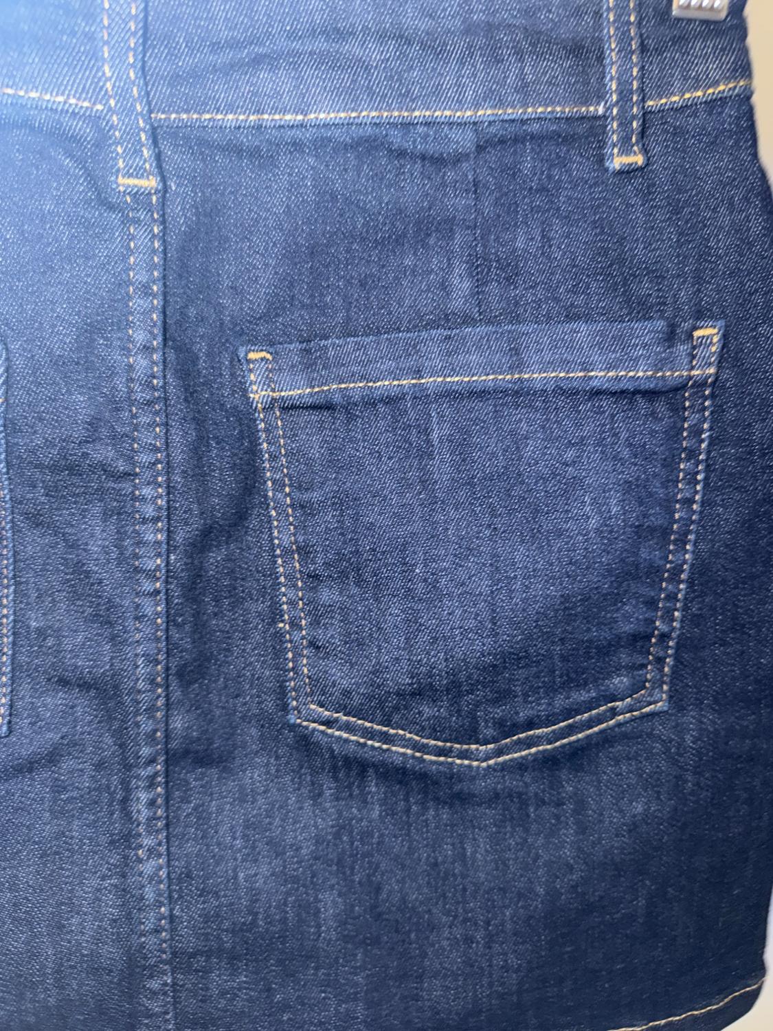 SHORT DENIM SKIRT ZW COLLECTION - Image 4