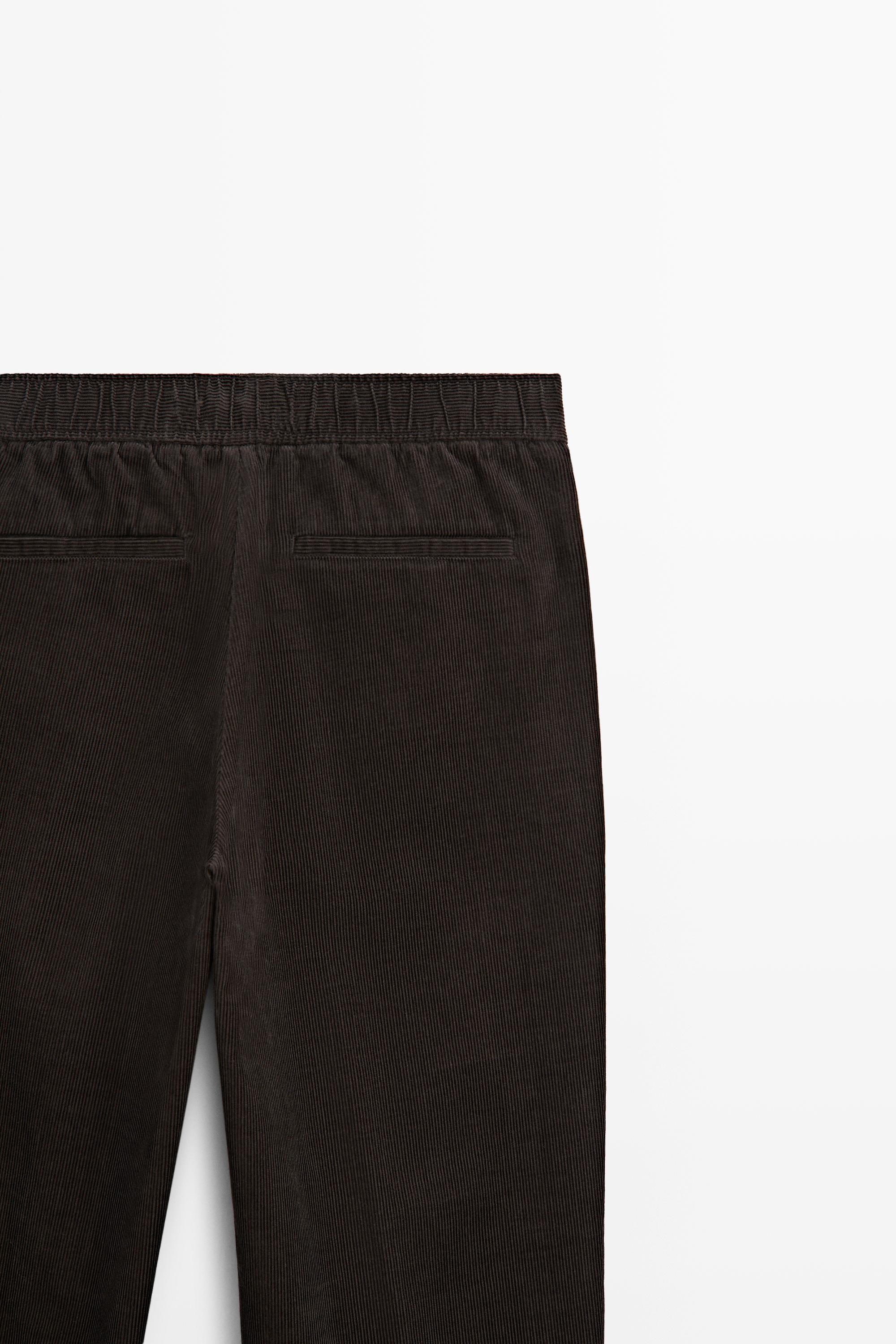 Pantalon de jogging en velours côtelé