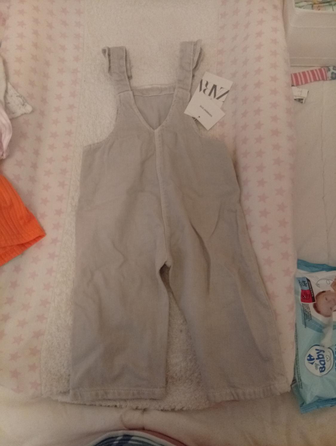 EMBROIDERED DENIM DUNGAREES - Image 2
