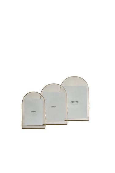 PORTA-RETRATO COM ARCO DOURADO - Dourado da Zara