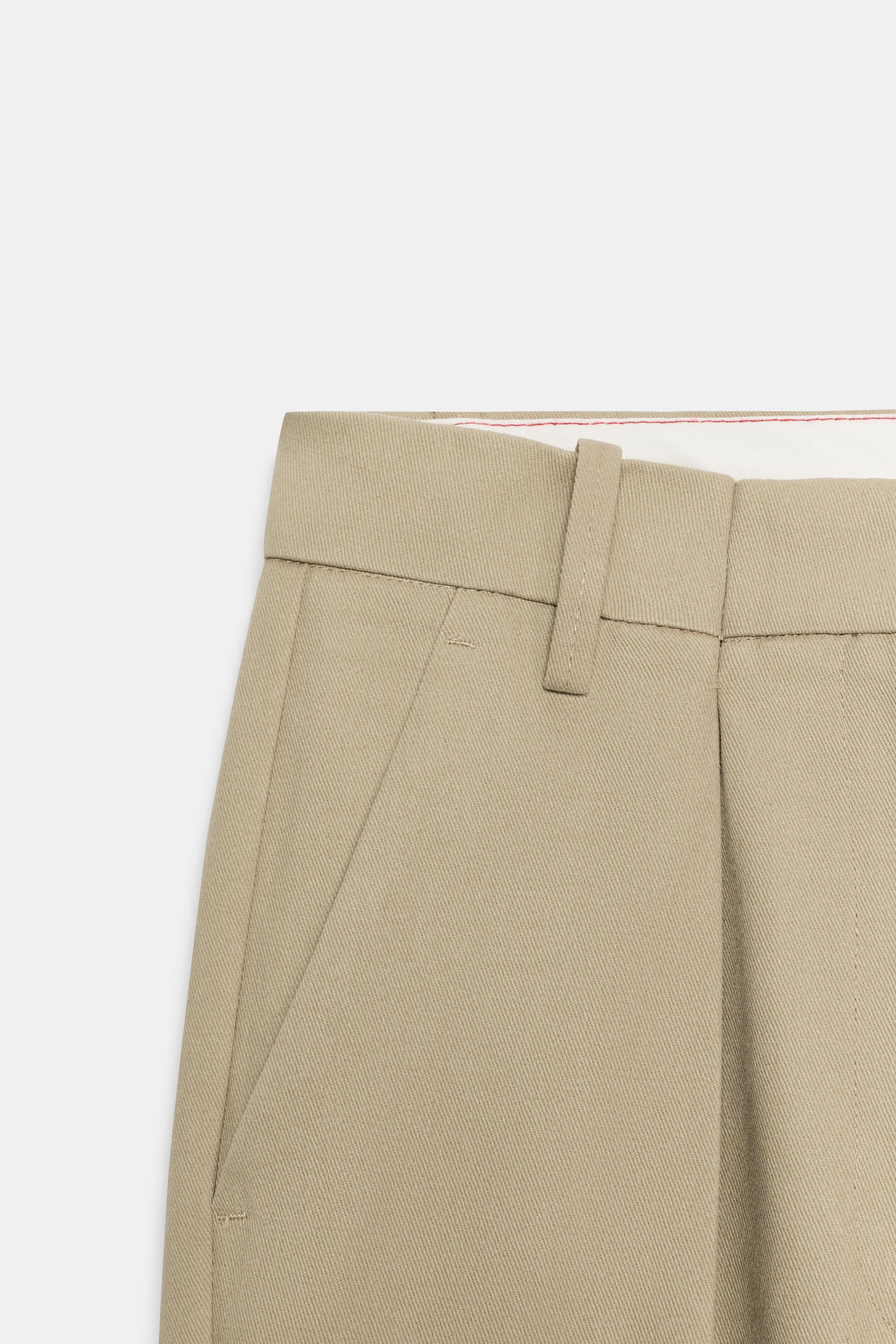 Женские брюки Zara ZW COLLECTION CHINO PANTS — фото 9