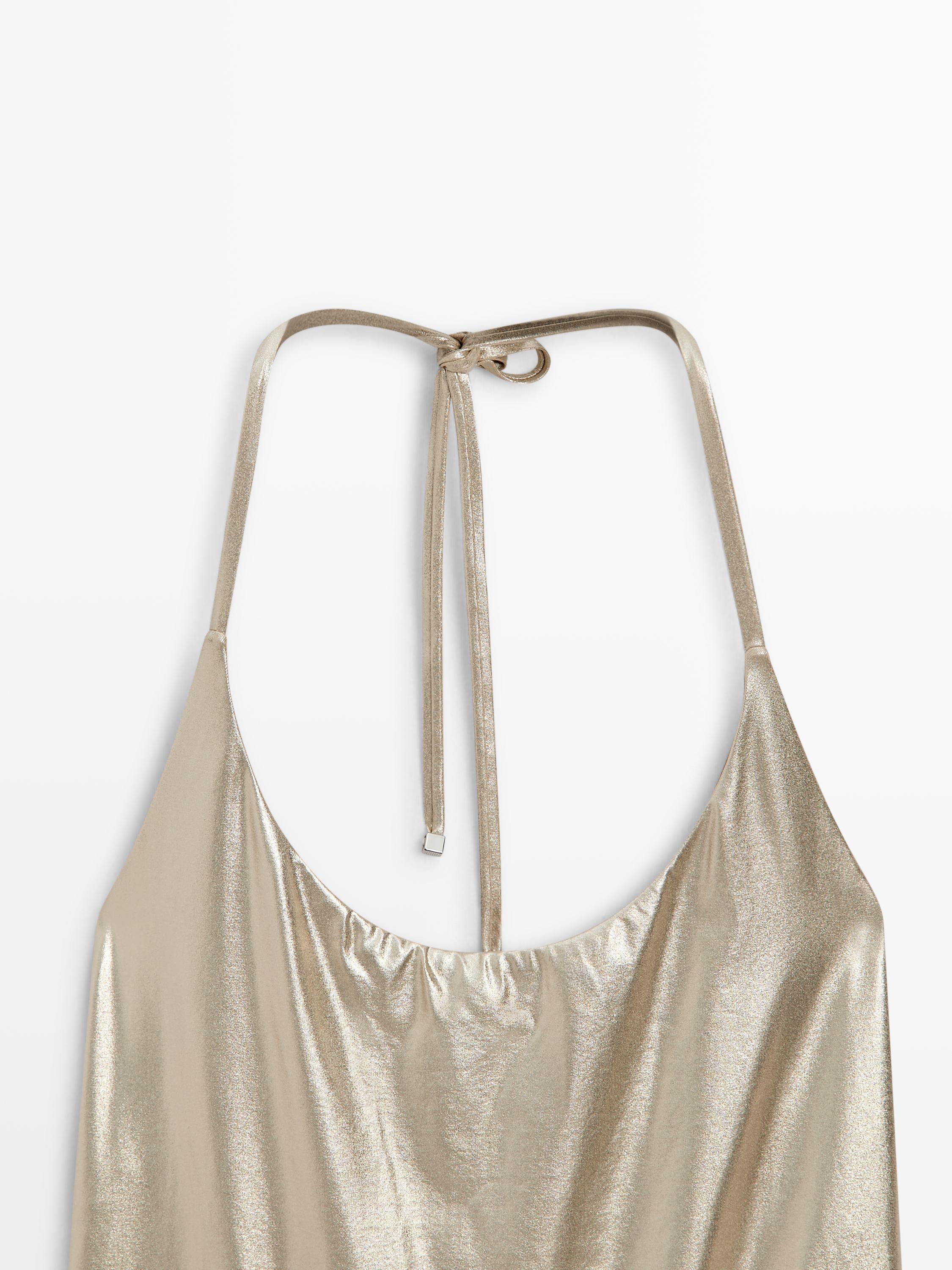 Maillot de bain métallique